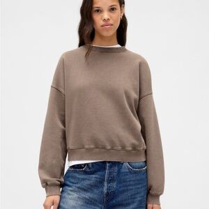 Gap Women’s VintageSoft Wedge Crewneck Sweatshirt, Size Medium Tall